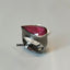 Natural Rubellite Tourmaline Men Ring