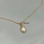 Natural Opal and Diamond Gold Necklace
