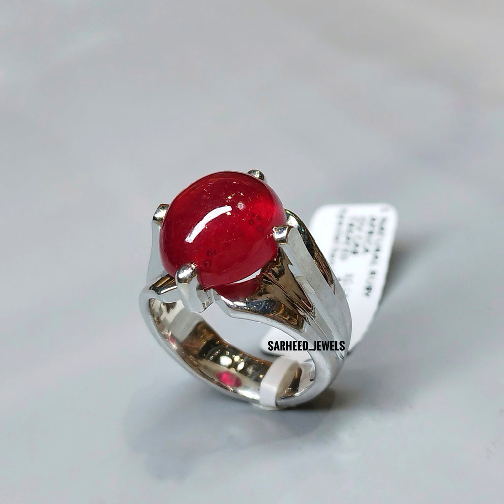 Natural Ruby Men Ring