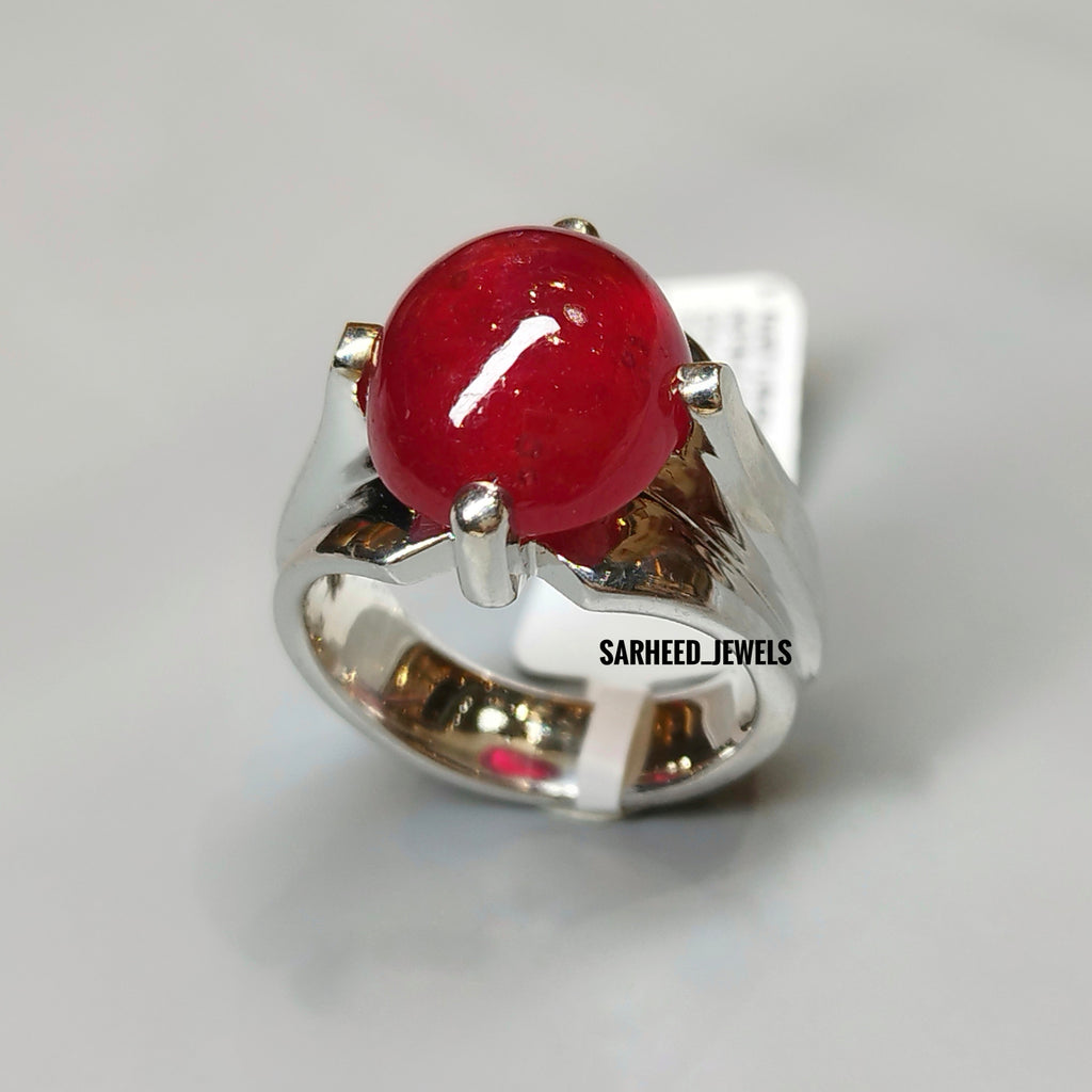 Natural Ruby Men Ring