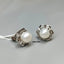 Pearl and Diamond Gold Studs
