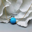 Natural Turquoise and Diamond Gold Necklace