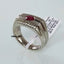 Natural Ruby and Diamond Men Ring