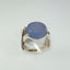 Natural Agate and Cubic Zircon Men Ring