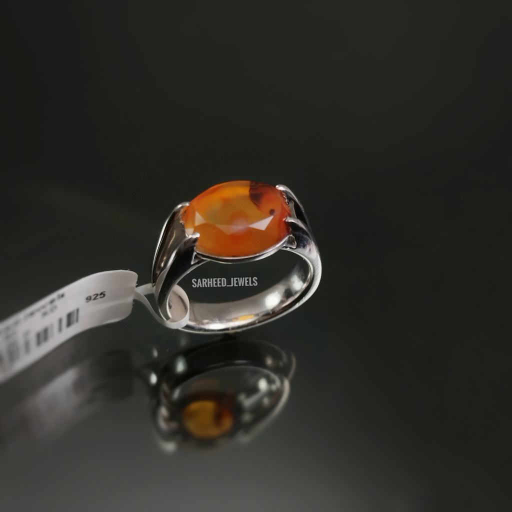 Natural Agate Men Ring