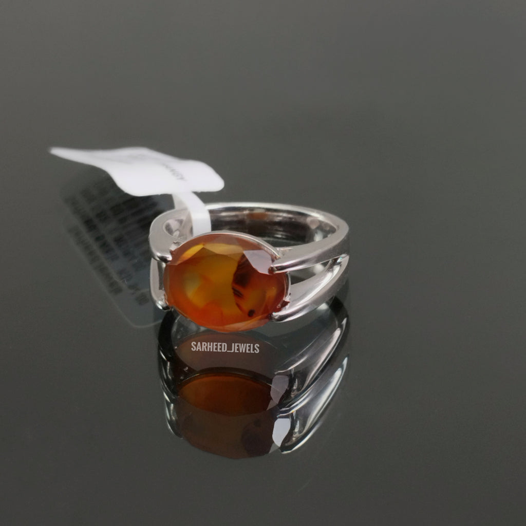 Natural Agate Men Ring