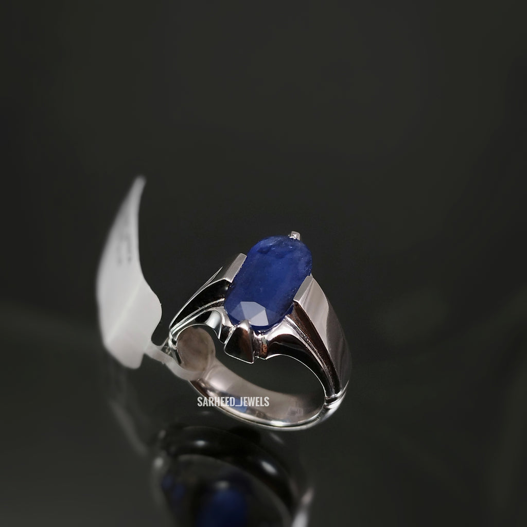 Natural Sapphire Men Ring