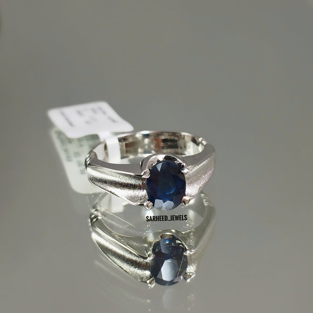 Natural Sapphire Men Ring