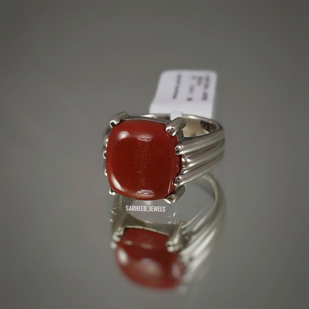 Natural Jasper Men Ring