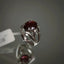 Natural Rubellite Tourmaline Men Ring