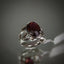 Natural Rubellite Tourmaline Men Ring