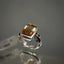 Natural Citrine Men Ring