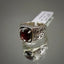Natural Garnet Men Ring
