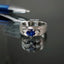 Natural Sapphire and Diamond Men Ring