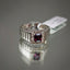 Natural Spinel and Diamond Men Ring