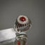 Natural Agate and Diamond Men Ring