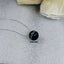Natural Agate White Gold Necklace