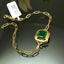 Natural Emerald Gold Bracelet