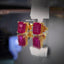 Natural Ruby Gold Studs