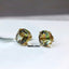 Natural Mystic Topaz Gold Studs