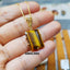 Natural Tiger Eye Gold Necklace