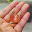 Natural Agate and Brown Diamond Gold Necklace