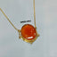 Natural Agate Gold Necklace