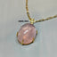 Natural Rose-Quartz Gold Necklace