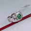 Natural Emerald and Diamond Men Ring