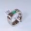 Natural Emerald and Diamond Men Ring