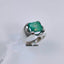Natural Emerald Men Ring