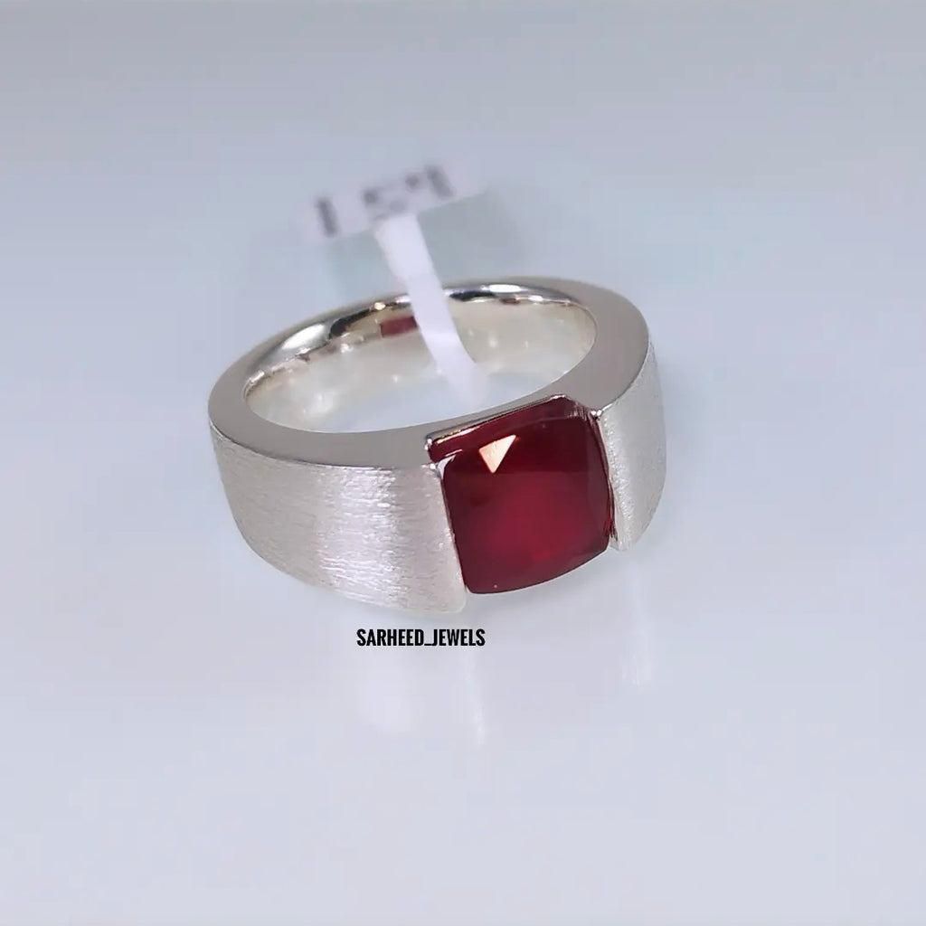Natural Ruby Men Ring