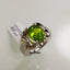 Natural Peridot Men Ring