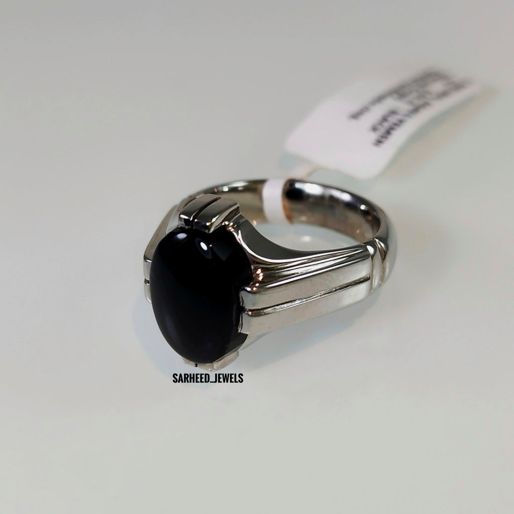 Natural Agate Men Ring