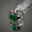 Natural Emerald Men Ring