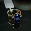 Natural Sapphire and Diamond Gold Ring