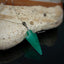 Natural Aventurine and Diamond White Gold Necklace
