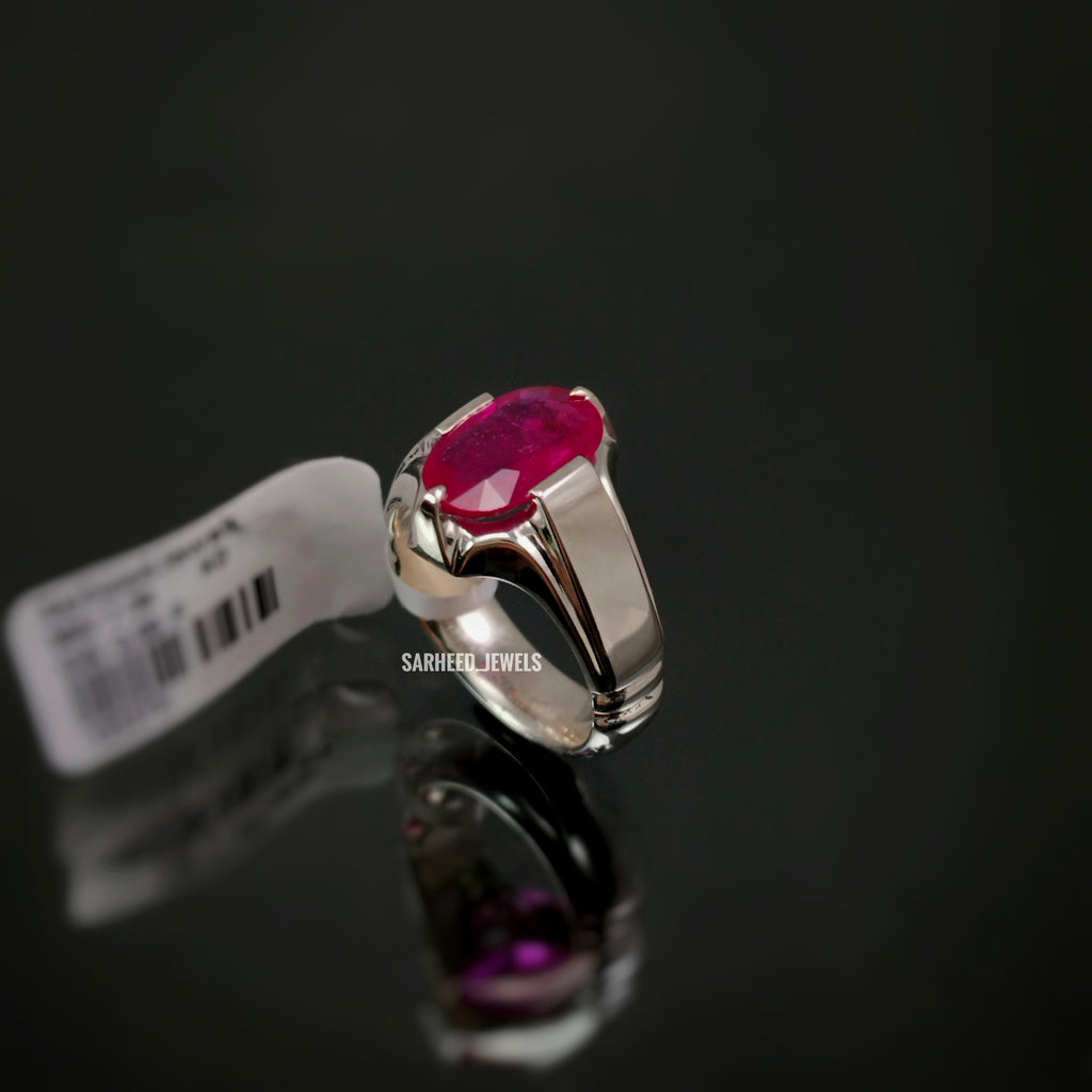 Natural Ruby Men Ring
