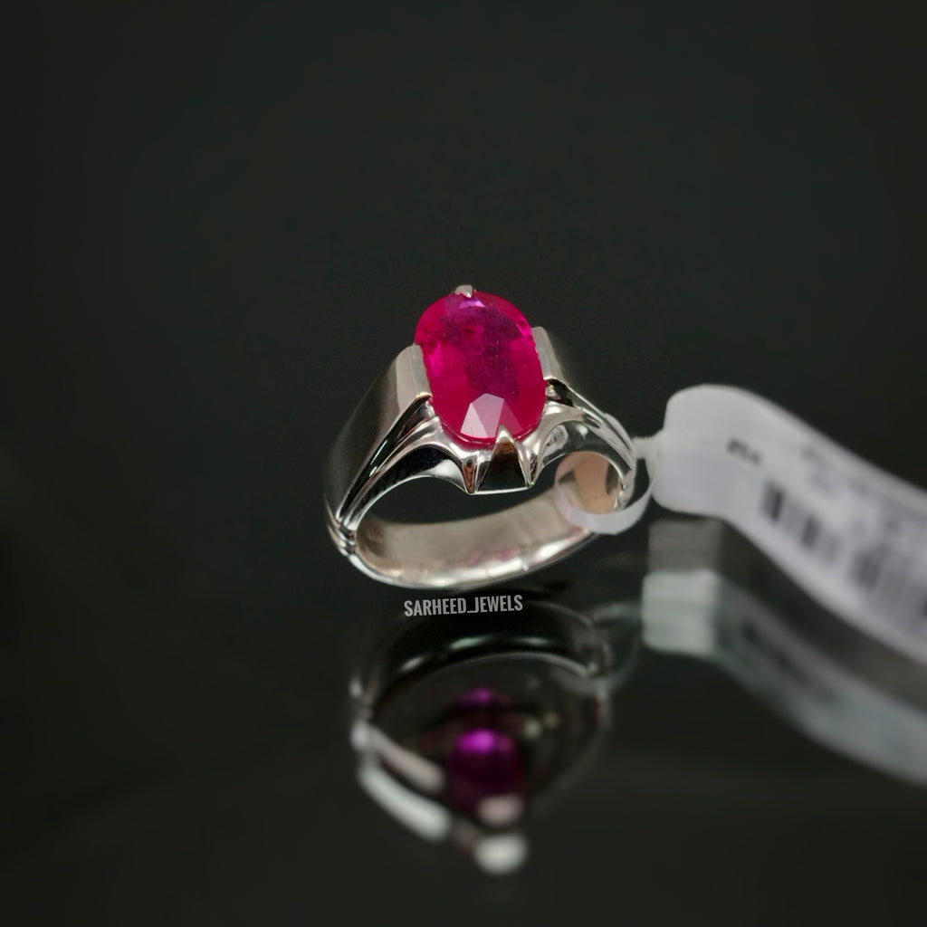Natural Ruby Men Ring