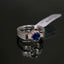Natural Sapphire and Diamond Men Ring