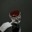 Natural agate Men Ring