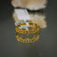 Natural Yellow Sapphire Gold Ring