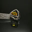 Natural Yellow Sapphire and Diamond White Gold Ring
