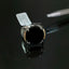 Natural Onyx and Brown Diamond Men Ring