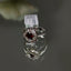 Natural Ruby and Diamond White Gold Ring