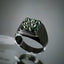 Green Diamonds Men Ring