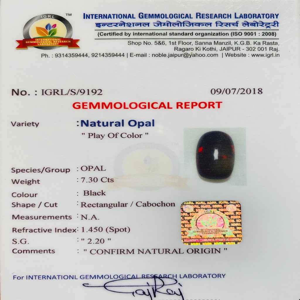 Natural Opal - 7.30 Cts.