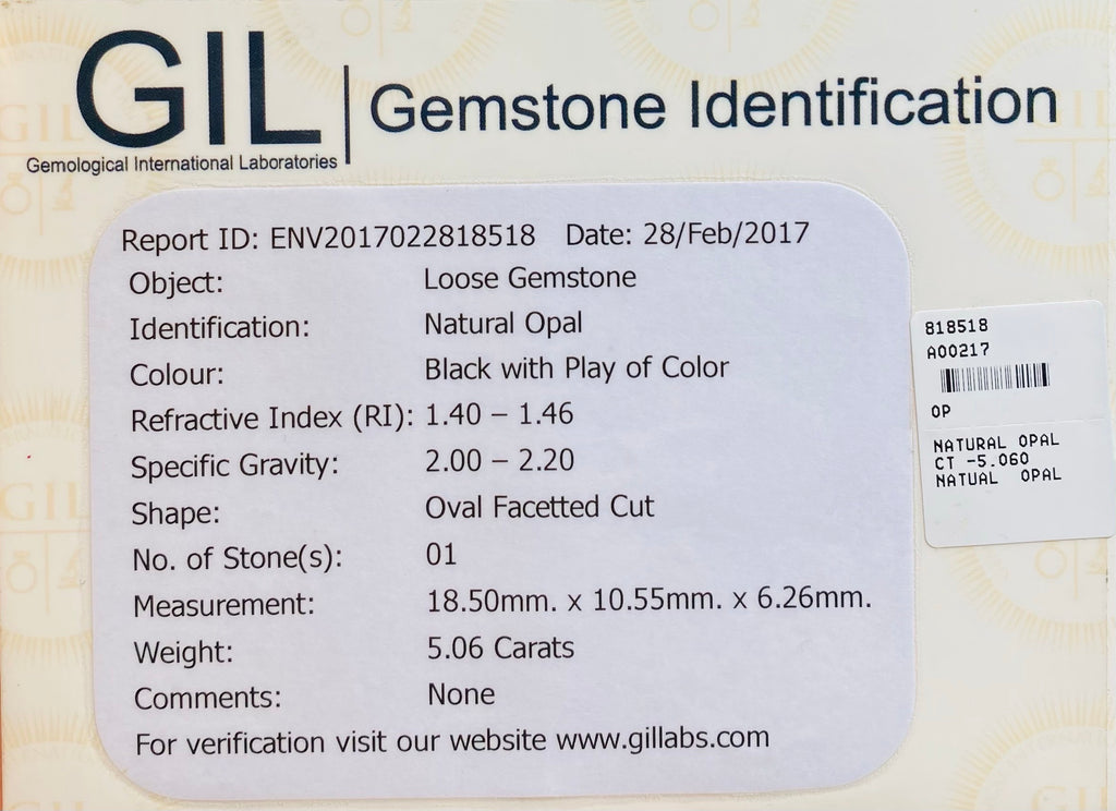 Natural Opal - 5.06 Cts.