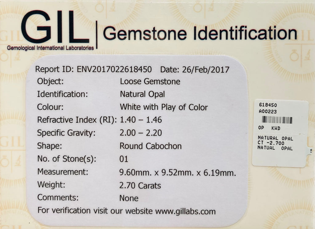Natural Opal - 2.70 Cts.