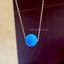 Natural Turquoise Gold Necklace